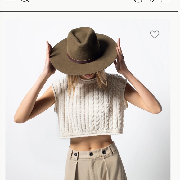 forest green size m/l adjustable wool fedora hat. - Picture 4 of 6